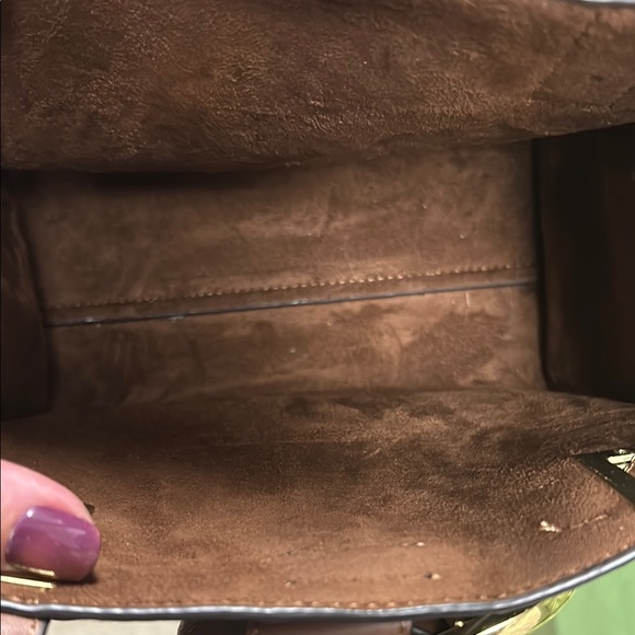 Brown Tote purse with matching wallet - Picture 5 of 11